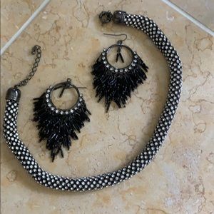 Sparkle Necklace and Earrings